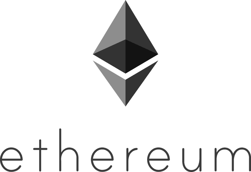 ETH logo portrait (gray)